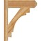 Ekena Millwork Merced Rough Sawn Craftsman Outlooker, Western Red Cedar, 6"W x 18"D x 22"H OUT06X18X22MRC04RWR - alternate 2